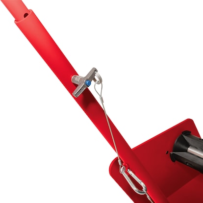 A close-up for where to attach the handle of the MembraneShield™ Seam Film Applicator. 
