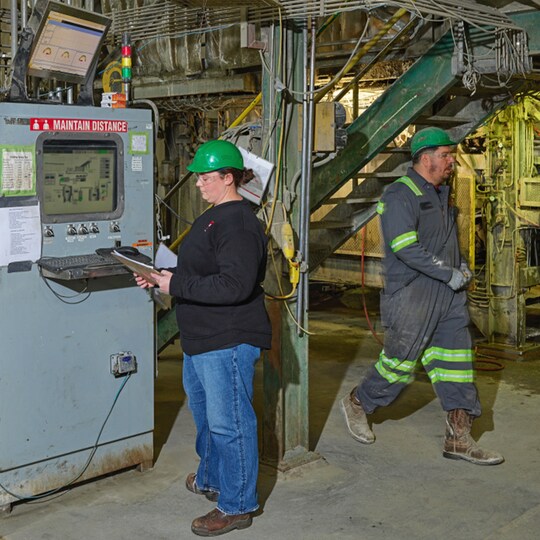 GAF co-op student learning skills on the job