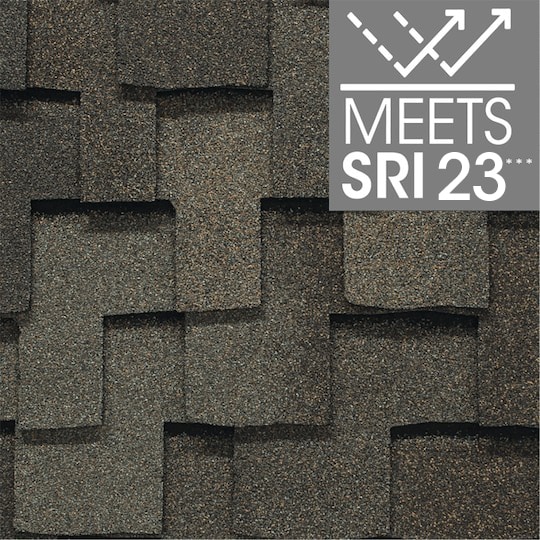 Grand Sequoia RS Sagewood roof shingle swatch, meets SRI 23