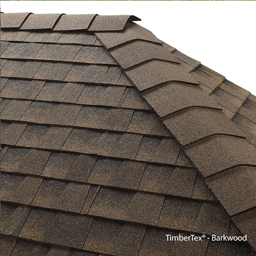 TimberTex Premium Ridge Cap Shingles in Barkwood