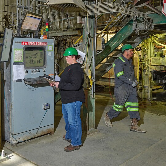 GAF co-op student learning skills on the job