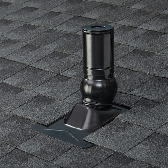 Master Flow™ Pivot™ pipe boot flashing - Black