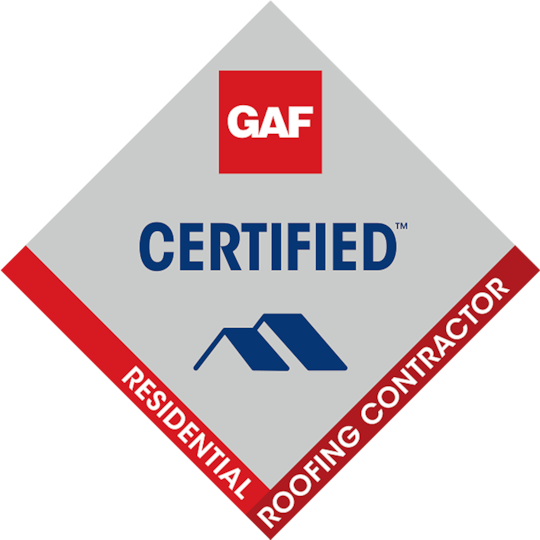 Residential GAF certified roofer diamond