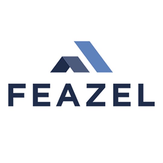 Logo of Feazel, a GAF National Circle™ contractor.