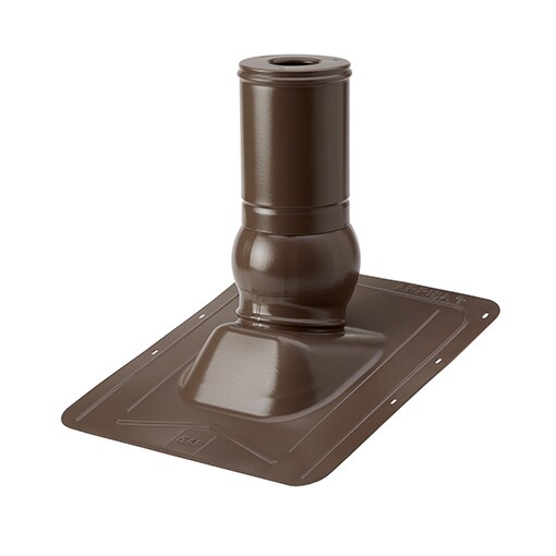 Master Flow™ Pivot™ Pipe Boot Flashing in Black, designed to help prevent leaks where plumbing pipes penetrate the roof.