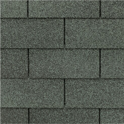 Close-up of Royal Sovereign roof shingle made in the USA by GAF
