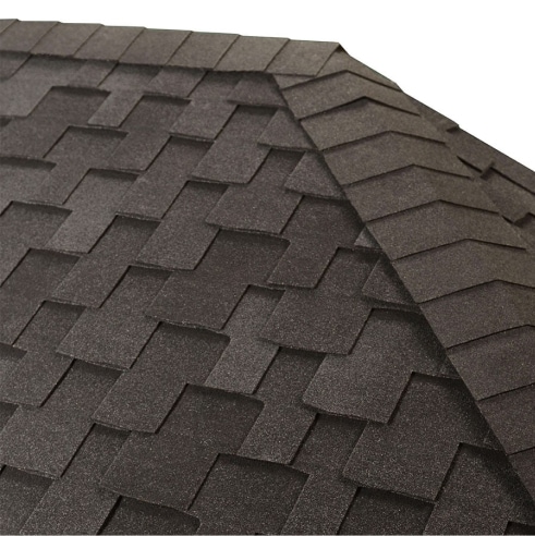 Close-up of Seal-a-Ridge AS ridge cap shingle made in America by GAF