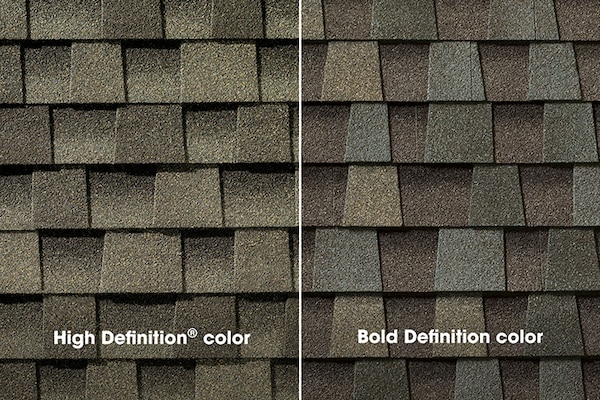 Closeup product image of GAF's NEW Timberline HDZ®  Shingles in Chestnut Valley