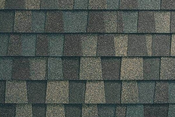 Fortitude roof shingle swatch in Cobblestone color