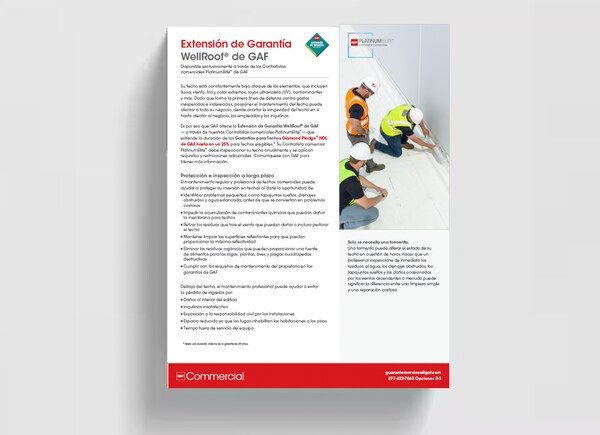 Digital rendering of the GAF WellRoof sell sheet