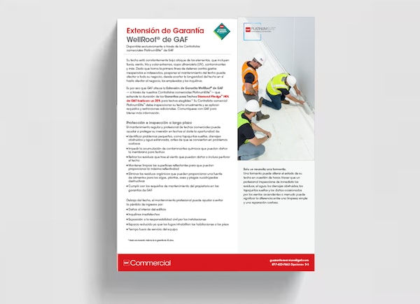 Digital rendering of the GAF WellRoof sell sheet