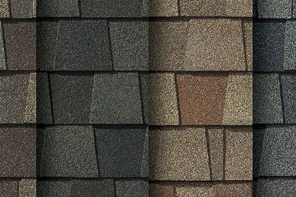 Architectural shingles mimic the look of slate or cedar shakes.
