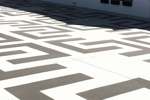 Pavement coated with StreetBond by GAF