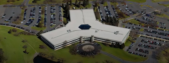 GAF Headquarters in Parsippany, NJ, a leading example of our own roof systems technology.