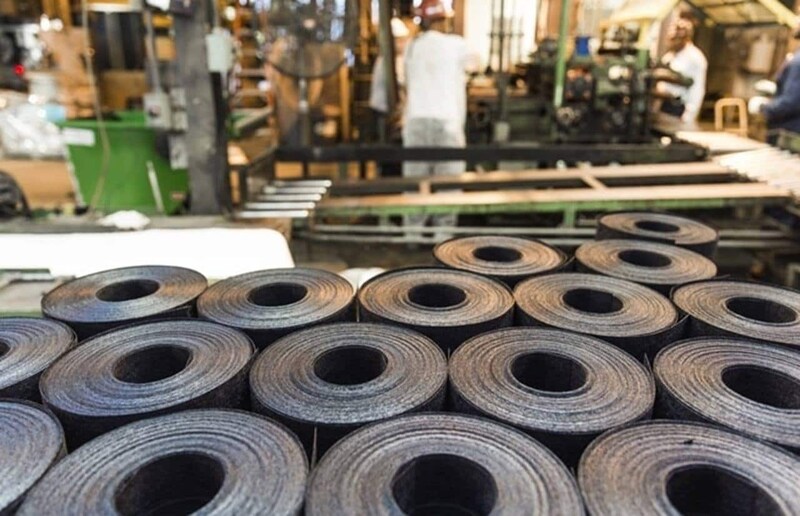 RU-BER-OID Asphalt roofing rolls