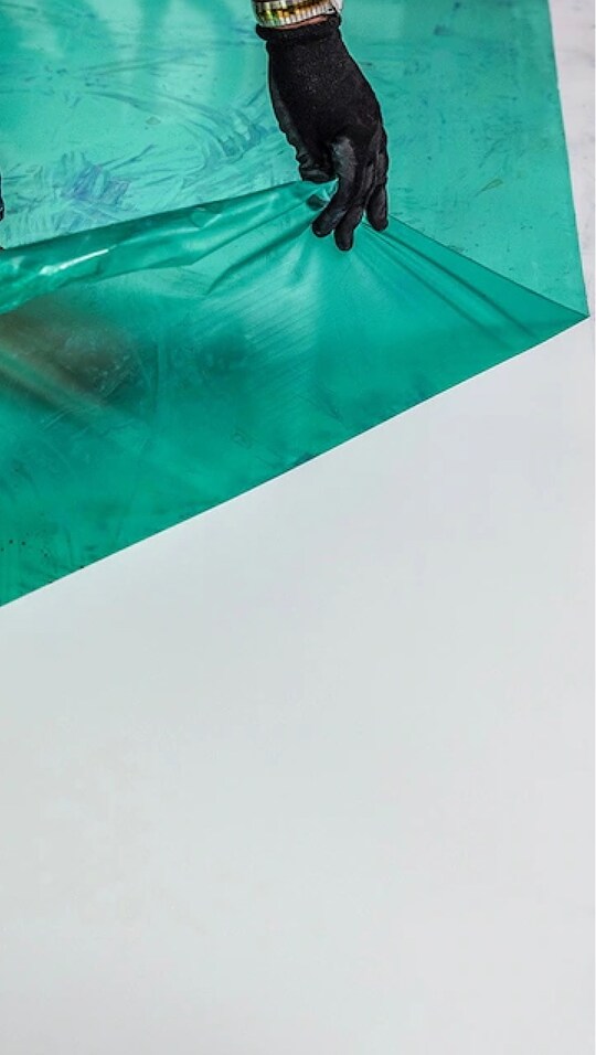 Peel back the MembraneShield film