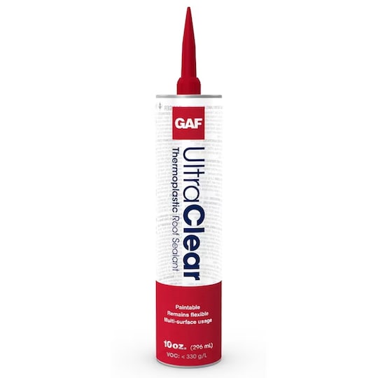 10 oz tube of GAF Ultra Clear Thermoplastic Roof Sealant