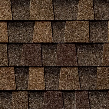 Closeup product image of GAF's NEW Timberline HDZ®  Shingles in Chestnut Valley