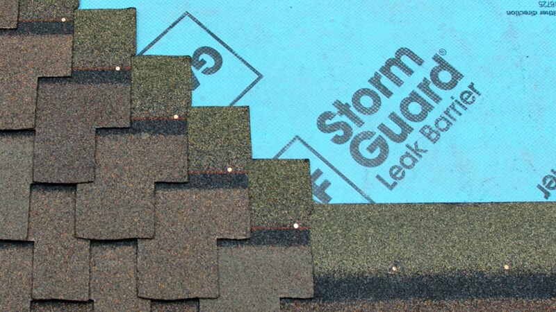 Grand Sequoia roof shingles overlapping GAF starter strip shingles